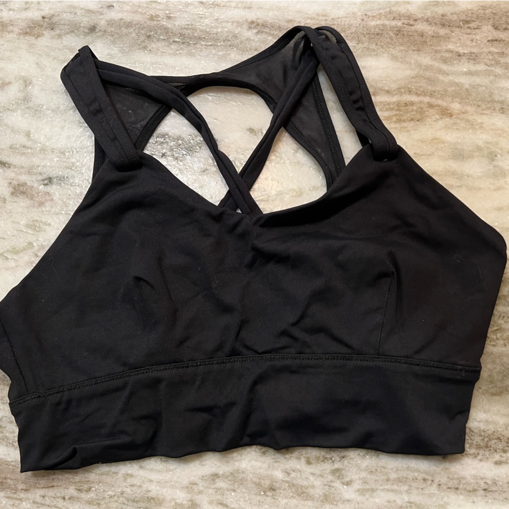 Born Primitive MILK AND MUSCLES NURSING SPORTS BRA. Size Large in Black.